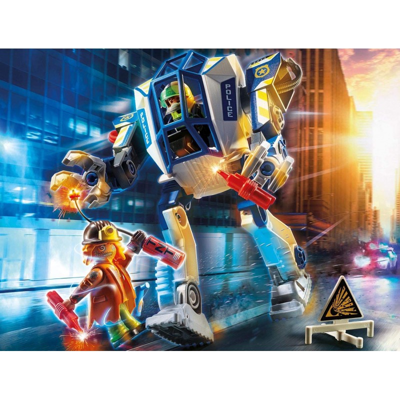 Playmobil City Action Αστυνομικό Ρομπότ Και Ληστής 70571 - Playmobil, Playmobil City Action
