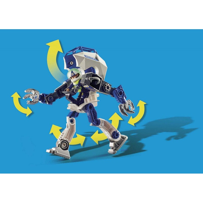 Playmobil City Action Αστυνομικό Ρομπότ Και Ληστής 70571 - Playmobil, Playmobil City Action
