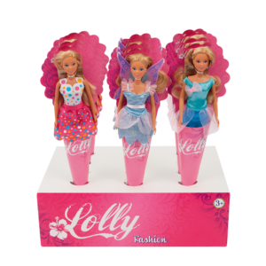 Lolly Κούκλα Σε Χωνάκι 29εκ. 3 Σχέδια - Lolly