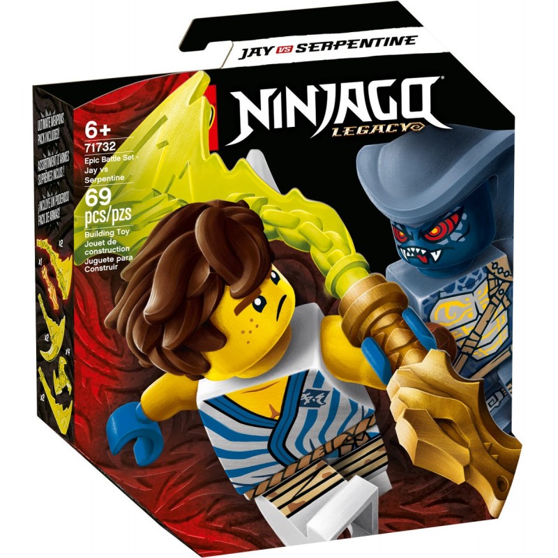 LEGO Ninjago Legacy Epic Battle Set - Jay Vs. Serpentine 71732 - LEGO, LEGO Ninjago