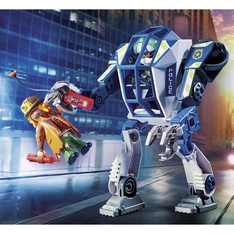 Playmobil City Action Αστυνομικό Ρομπότ Και Ληστής 70571 - Playmobil, Playmobil City Action