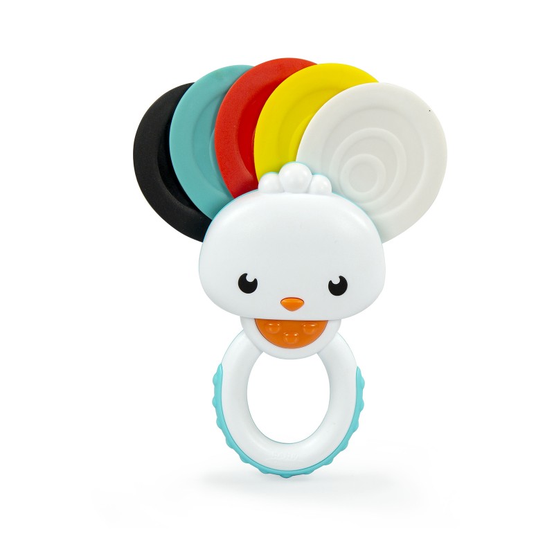 Clementoni baby Κουδουνίστρα Οδοντοφυϊας Παγώνι 1000-17325 φωτογραφία