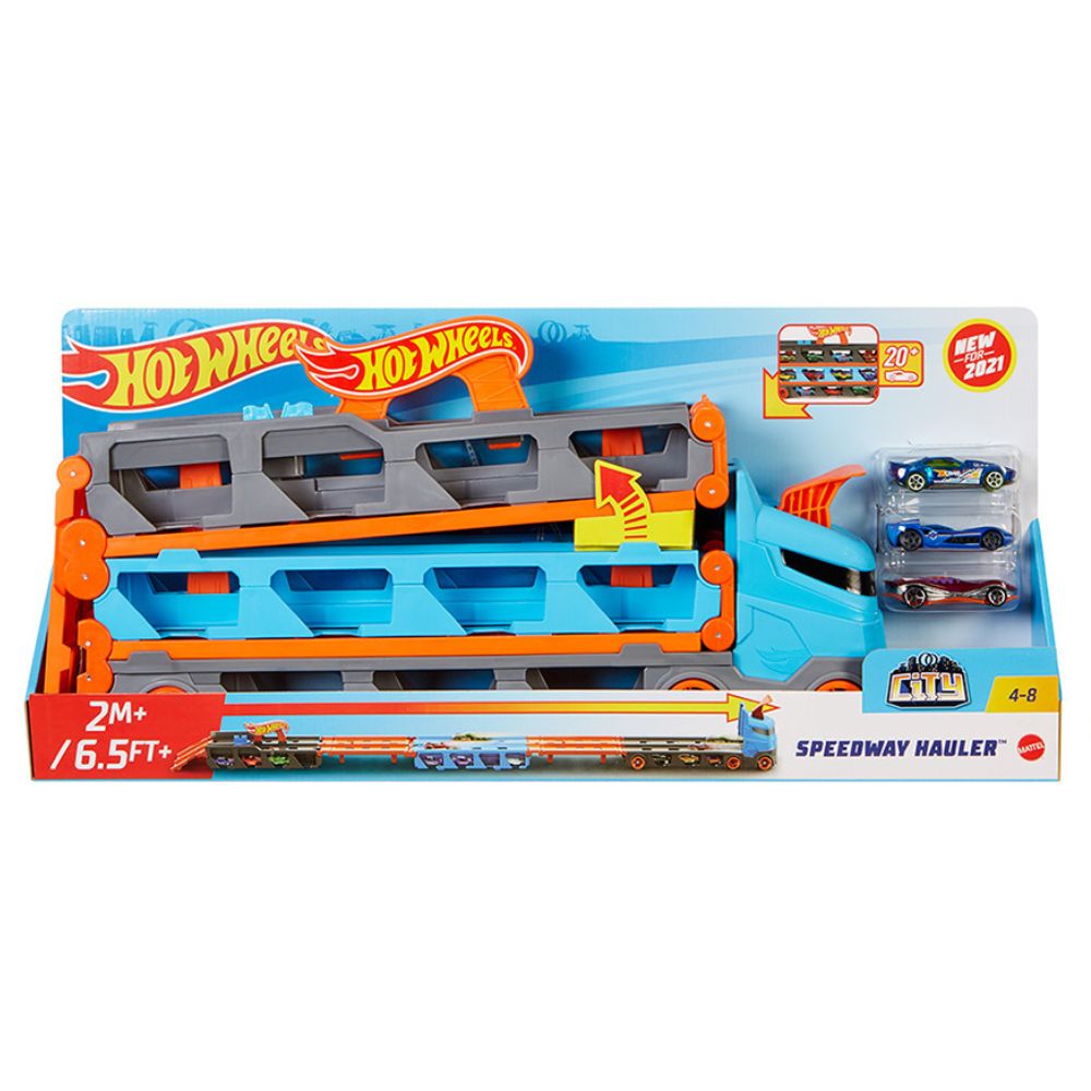 Mattel Hot Wheels Νταλίκα Πίστα 2 σε 1 GVG37 - Hot Wheels