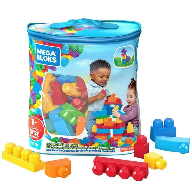 Fisher-Price, Mega Bloks Mega Bloks First Builders Τσάντα 60 τεμαχίων