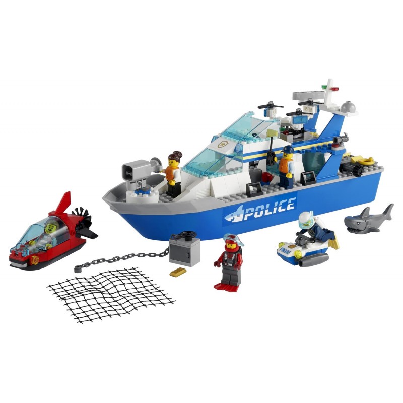 LEGO City Police Patrol Boat 60277 - LEGO, LEGO City