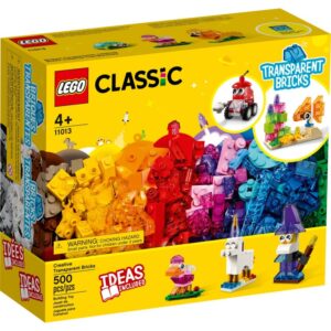 LEGO Classic Creative Transparent Bricks Δημιουργικά Διαφανή Τουβλάκια 11013 - LEGO, LEGO Classic
