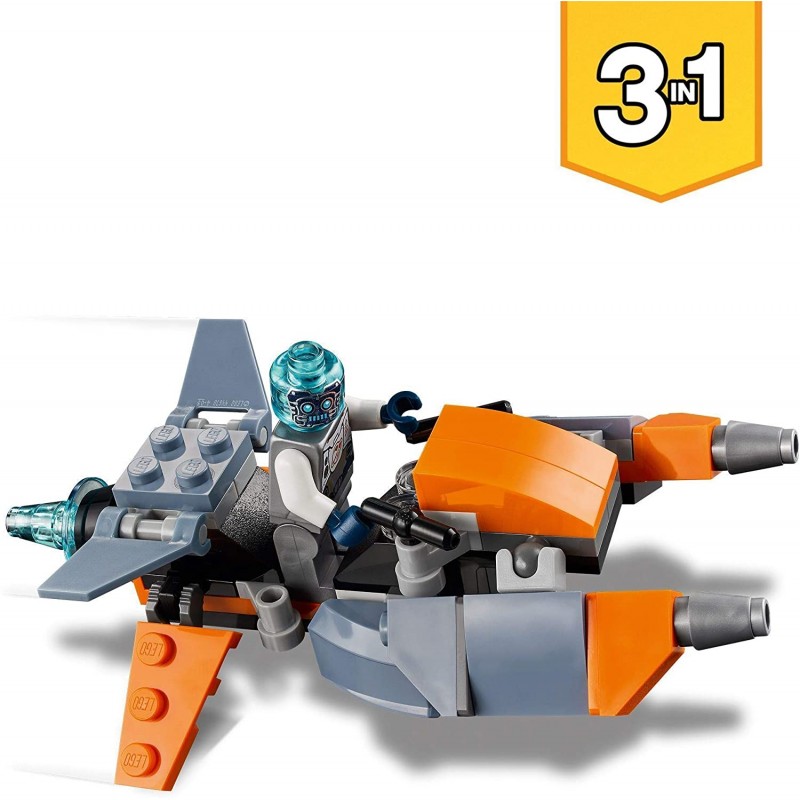 LEGO Creator 3 In 1 Cyber Drone Κυβερνοντρόουν 31111 - LEGO, LEGO Creator