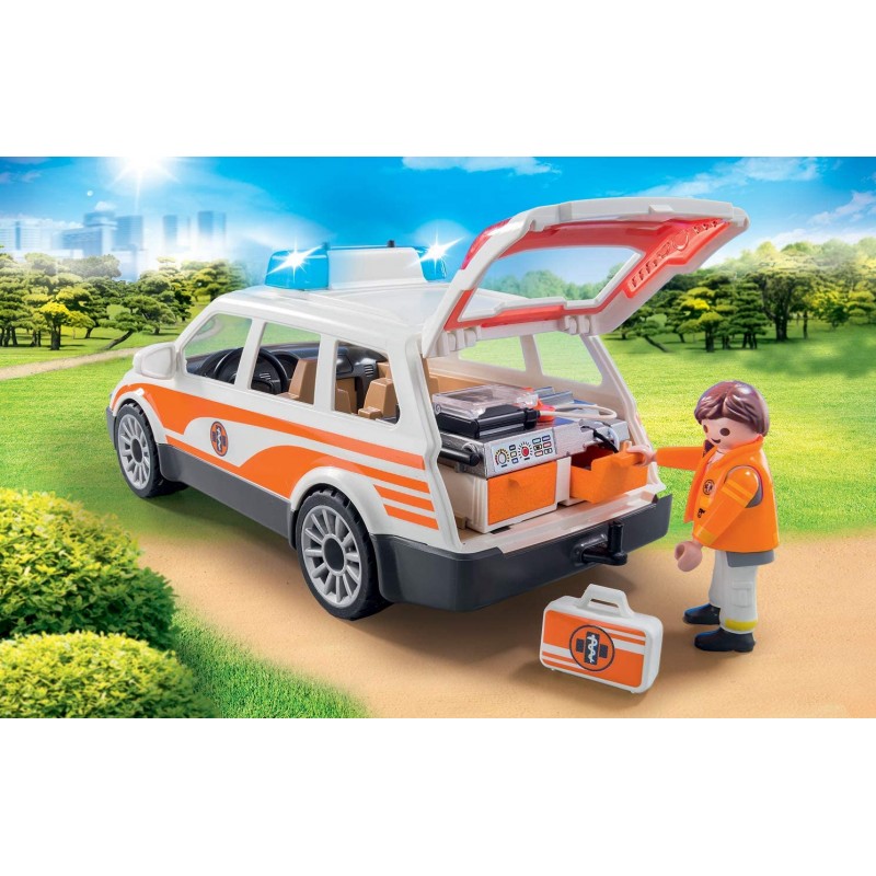 Playmobil City LIfe Όχημα Πρώτων Βοηθειών 70050 - Playmobil, Playmobil City Life