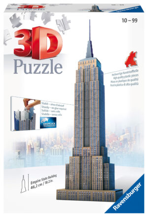 Ravensburger 3D Puzzle Midi 216 τεμ. Empire State Building 12553 - Ravensburger
