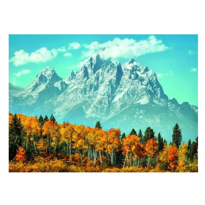 Clementoni Παζλ 1000 H.Q. Grand Tetoin In Fall Square Box 1220-96700 - Clementoni