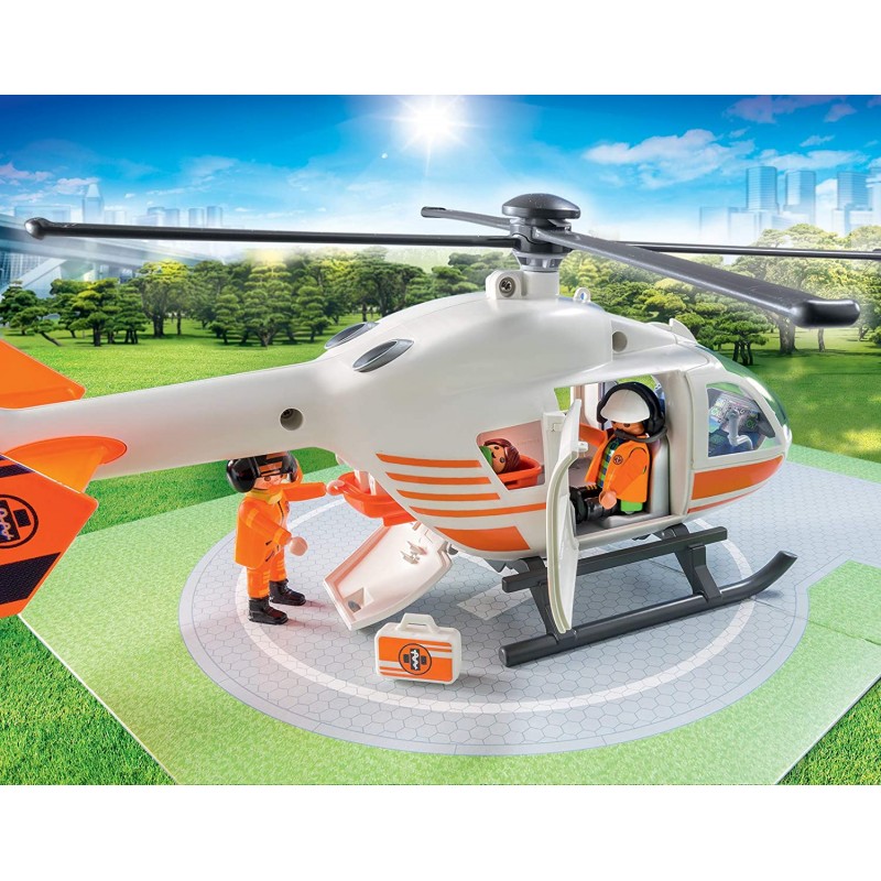 Playmobil City Life Ελικόπτερο Διάσωσης 70048 - Playmobil, Playmobil City Life