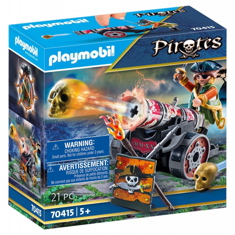 Playmobil Pirates Πειρατής Με Κανόνι 70415 - Playmobil, Playmobil Pirates