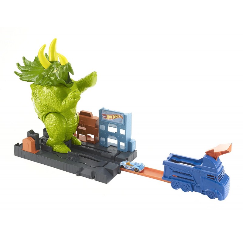 Hot Wheels City Σετ Παιχνιδιού Πίστα Τρικεράτωψ GBF97 - Hot Wheels