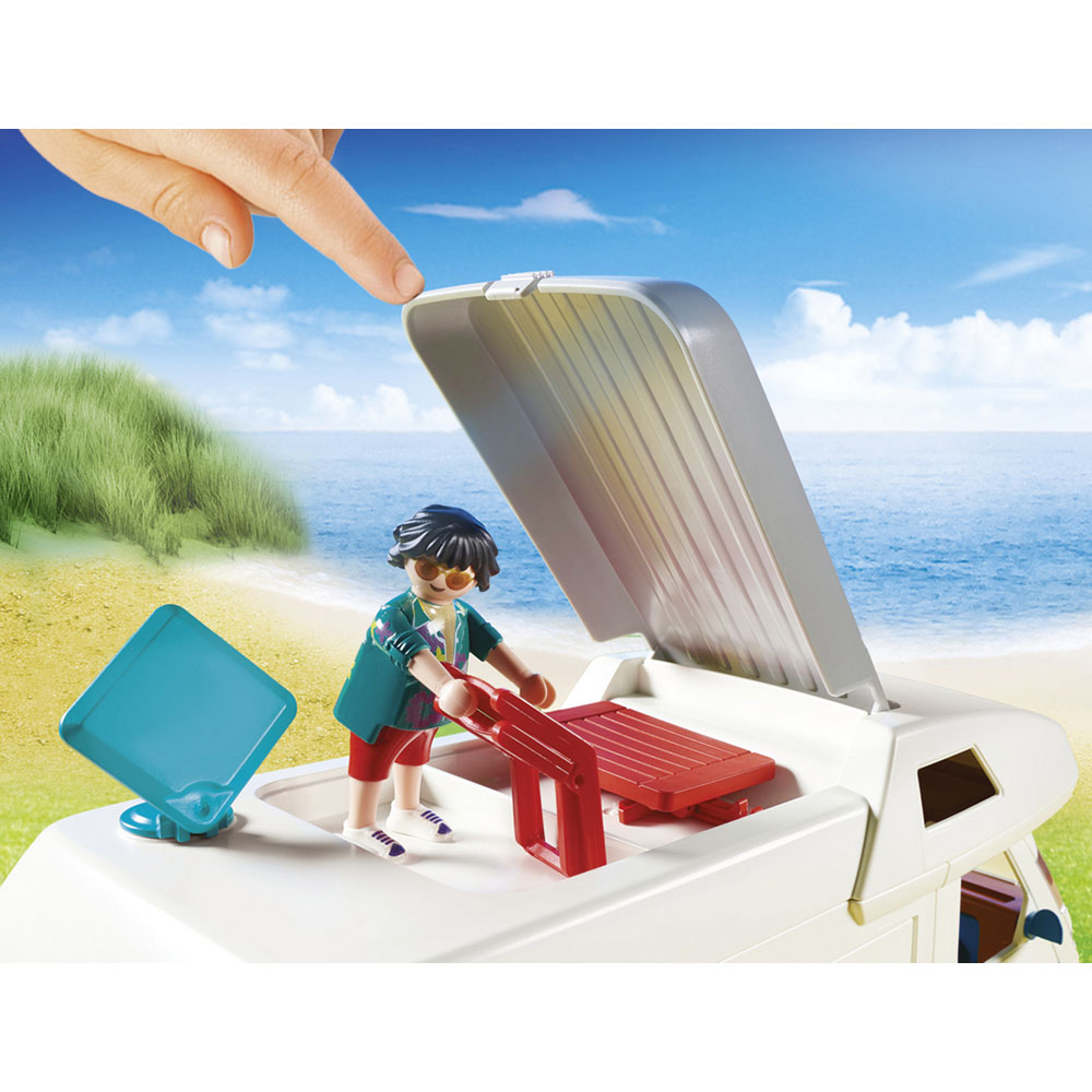Playmobil Family Fun  Αυτοκινούμενο Οικογενειακό Τροχόσπιτο 70088 - Playmobil, Playmobil Family Fun