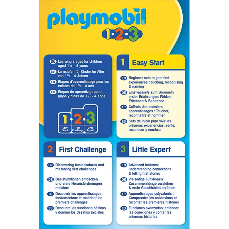 Playmobil 1.2.3 Αναβάτρια Με Άλογο 70404 - Playmobil, Playmobil 1.2.3