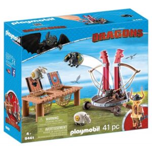 Playmobil Dragons Ο Σκόρδος Με Καταπέλτη Προβάτων 9461 - Playmobil, Playmobil Dragons