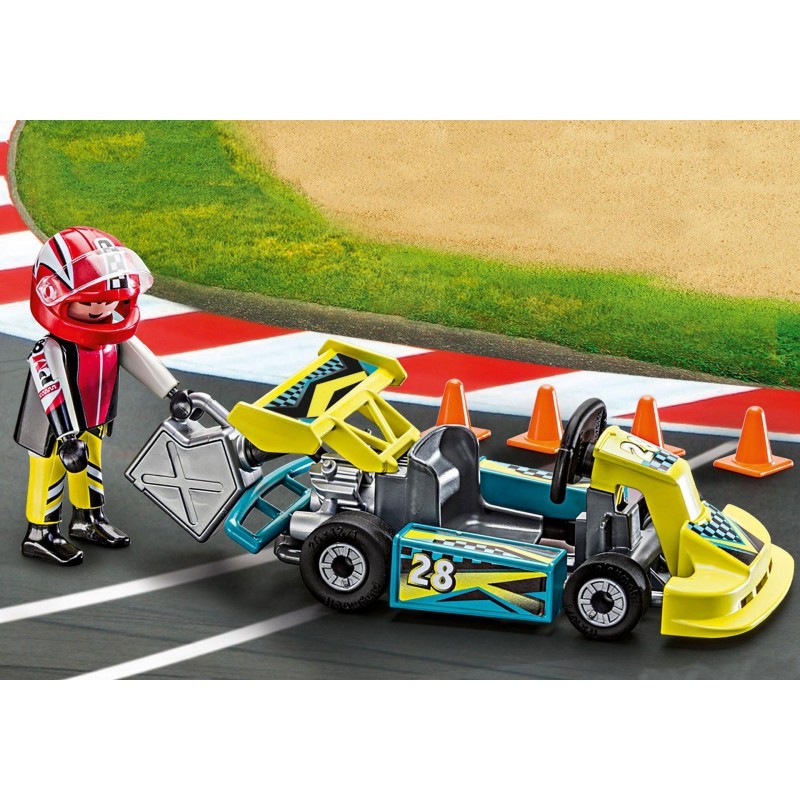 Playmobil Bαλιτσάκι Go-Kart 9322 - Playmobil, Playmobil City Action