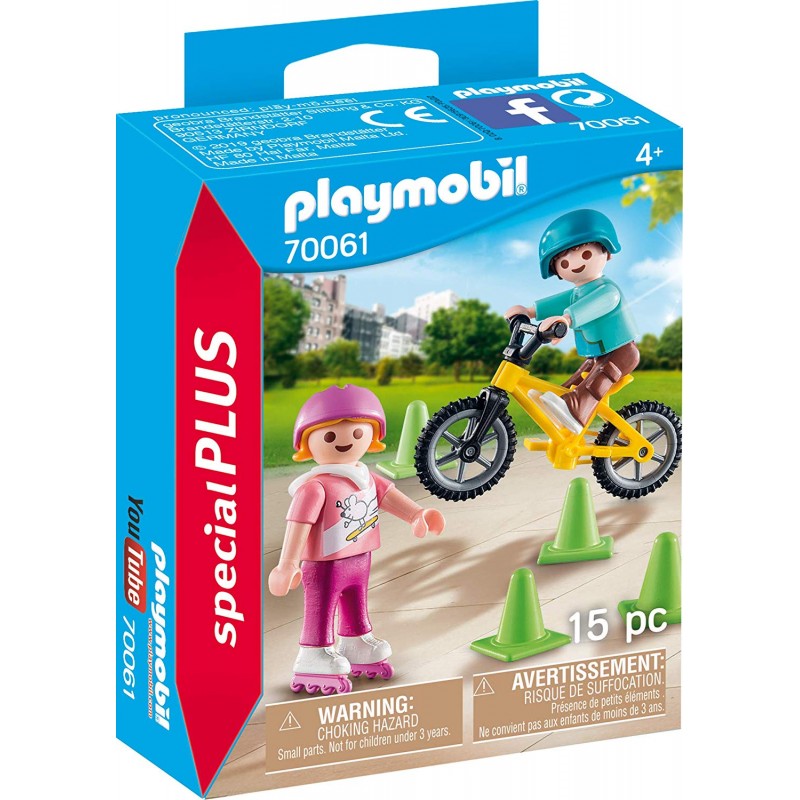 Playmobil Special Plus Παιδάκια Με Πατίνια Και Ποδήλατο BMX 70061 - Playmobil, Playmobil Special Plus