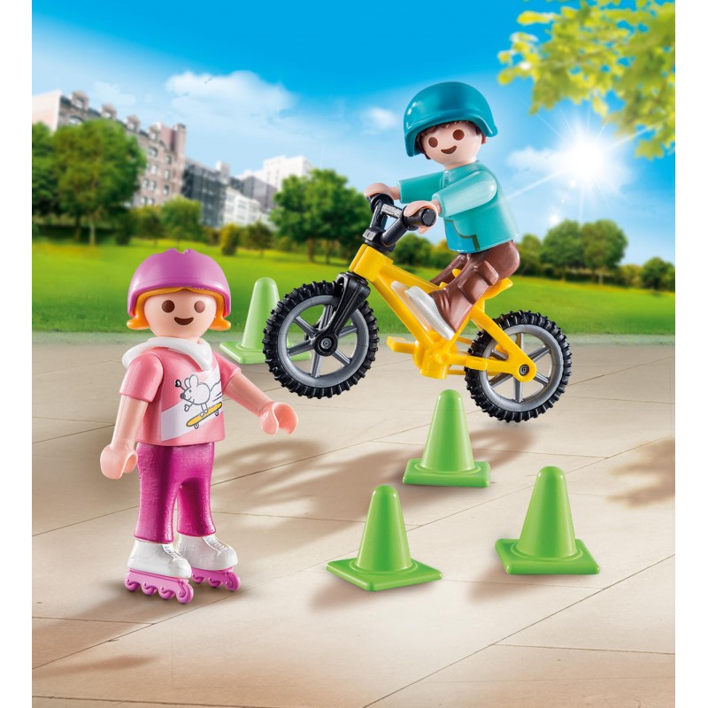 Playmobil Special Plus Παιδάκια Με Πατίνια Και Ποδήλατο BMX 70061 - Playmobil, Playmobil Special Plus