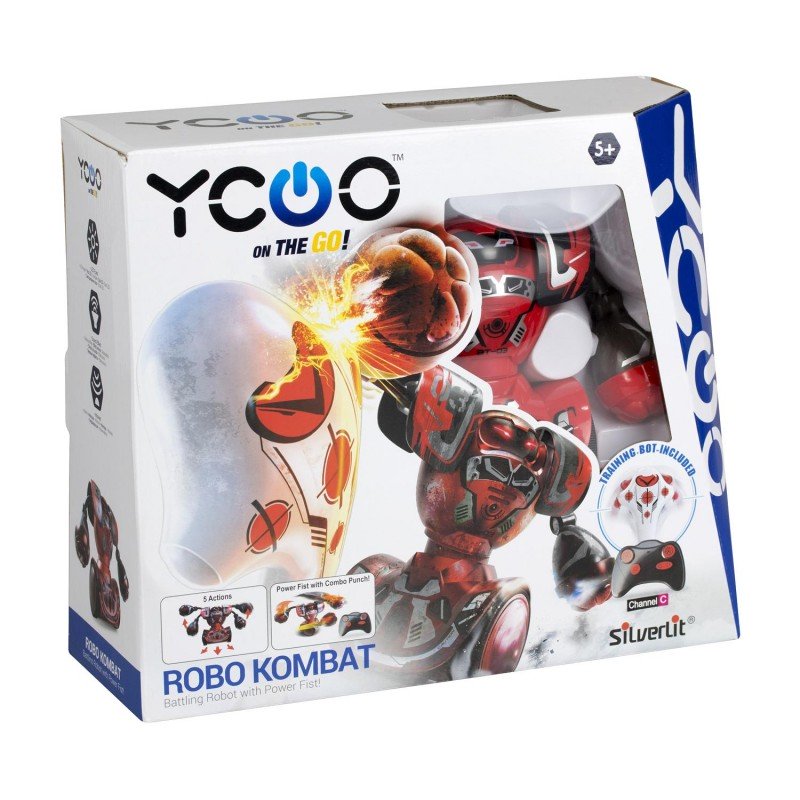 Silverlit Τηλεκατευθυνόμενο Robot Robo Kombat - Μονή Συσκευασία Προπόνησης - 2 Σχέδια 7530-88053 - Silverlit