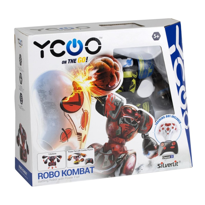 Silverlit Τηλεκατευθυνόμενο Robot Robo Kombat - Μονή Συσκευασία Προπόνησης - 2 Σχέδια 7530-88053 - Silverlit