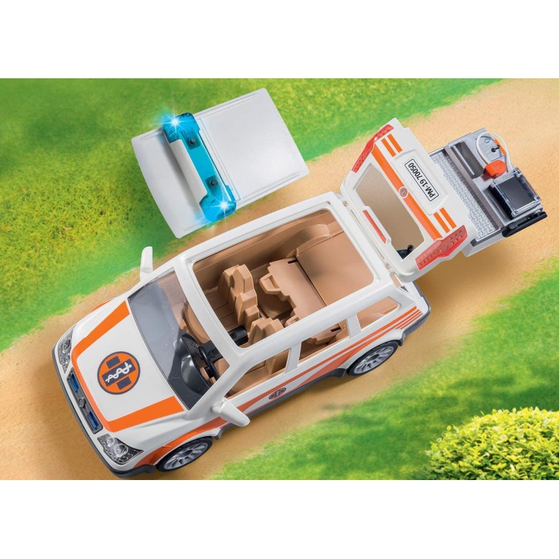 Playmobil City LIfe Όχημα Πρώτων Βοηθειών 70050 - Playmobil, Playmobil City Life