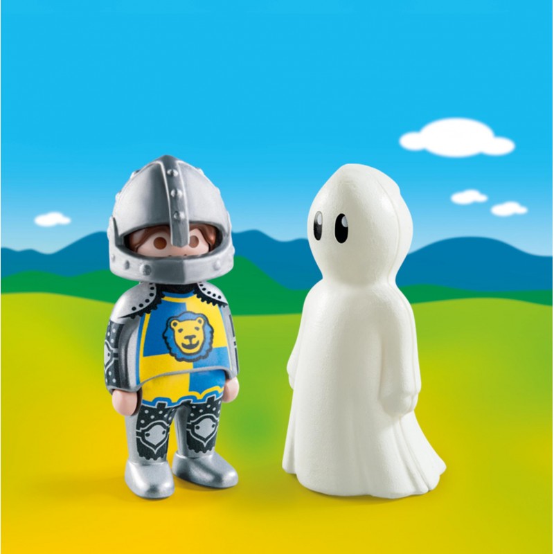 Playmobil 1.2.3 Ιππότης Με Φάντασμα 70128 - Playmobil, Playmobil 1.2.3