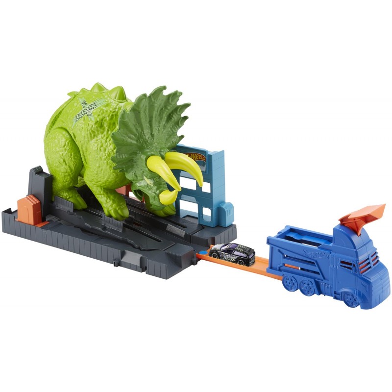 Hot Wheels City Σετ Παιχνιδιού Πίστα Τρικεράτωψ GBF97 - Hot Wheels