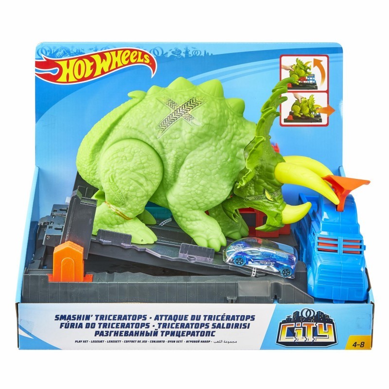 Hot Wheels City Σετ Παιχνιδιού Πίστα Τρικεράτωψ GBF97 - Hot Wheels