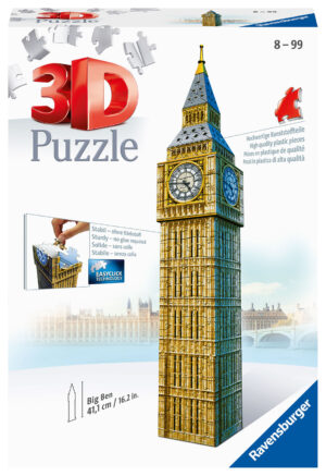 Ravensburger 3D Puzzle Midi Κτίρια 216 τεμ. Big Ben 12554 - Ravensburger