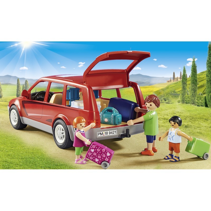 Playmobil Family Fun Οικογενειακό Πολυχρηστικό Όχημα - Family Car 9421 - Playmobil, Playmobil Family Fun