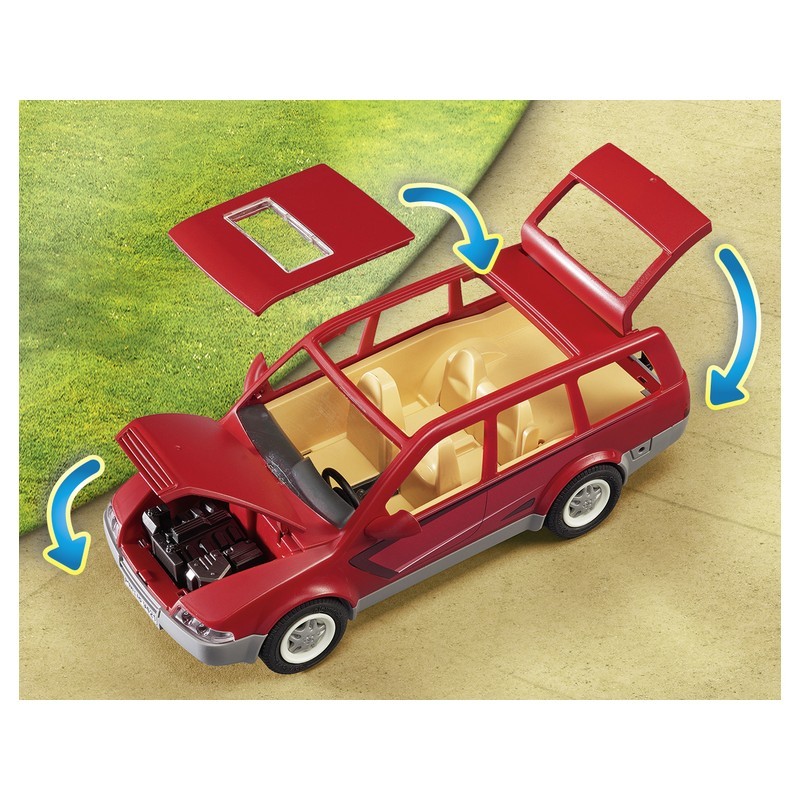 Playmobil Family Fun Οικογενειακό Πολυχρηστικό Όχημα - Family Car 9421 - Playmobil, Playmobil Family Fun