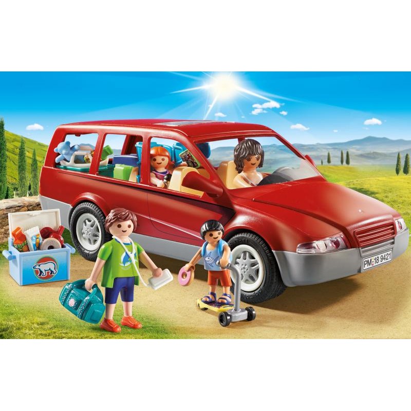 Playmobil Family Fun Οικογενειακό Πολυχρηστικό Όχημα - Family Car 9421 - Playmobil, Playmobil Family Fun