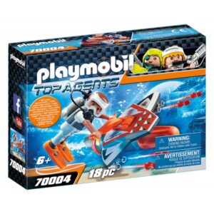 Playmobil Top Agents Υποθαλάσσιο Τζετ Της Spy Team 70004 - Playmobil, Playmobil Top Agents