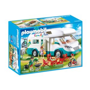 Playmobil Family Fun  Αυτοκινούμενο Οικογενειακό Τροχόσπιτο 70088 - Playmobil, Playmobil Family Fun