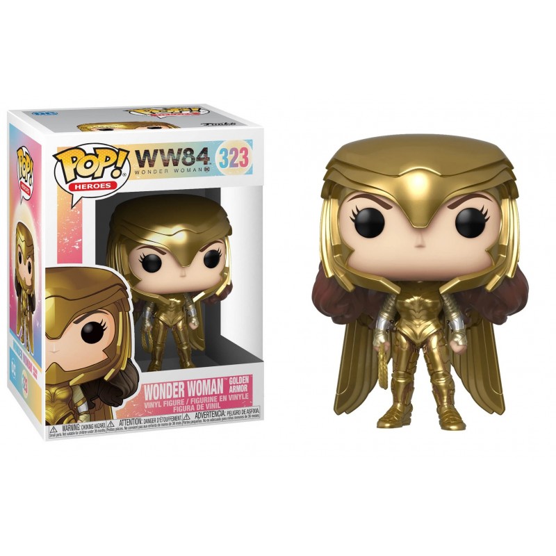 Funko POP! Heroes: WW84 Wonder Woman - Wonder Woman Golden Armor #323 Vinyl Φιγούρα - Funko Pop!