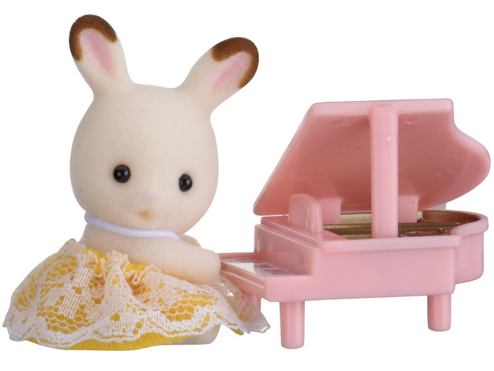 Sylvanian Families Baby Carry Case Rabbit With Piano 30325 - Sylvanian Families
