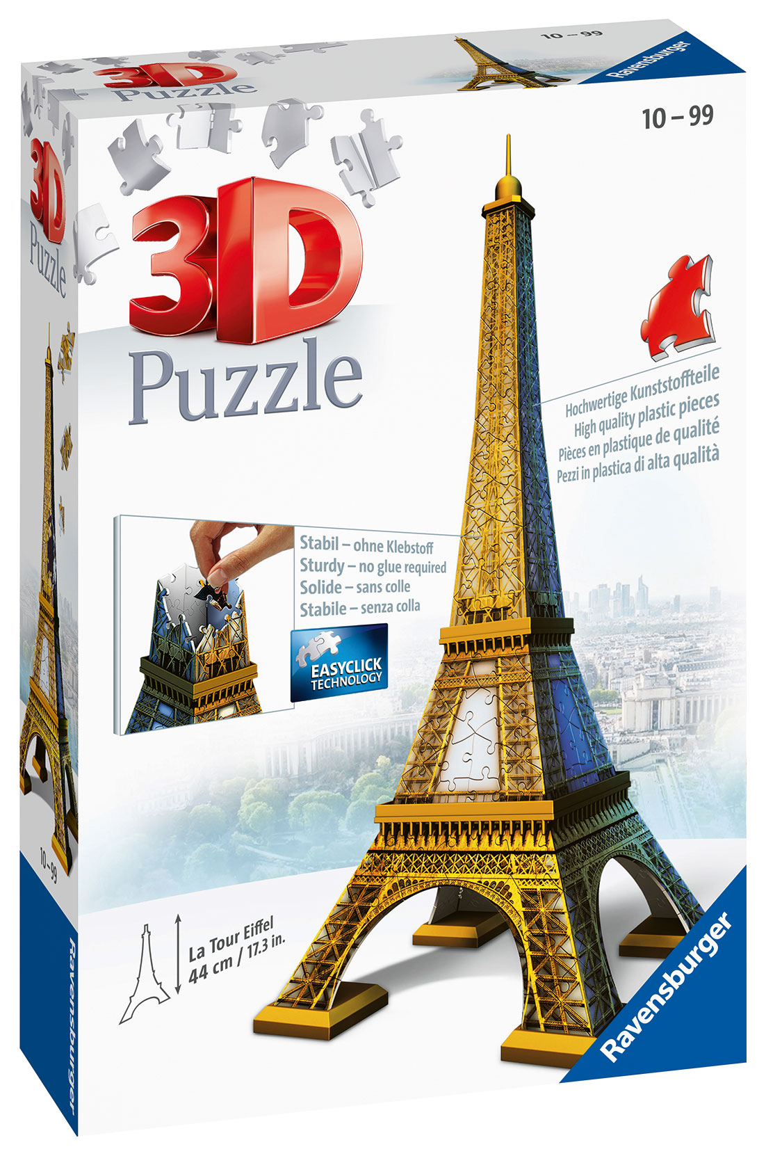Ravensburger 3D Puzzle Midi 216 τεμ. Ο Πύργος του Άιφελ 12556 - Ravensburger