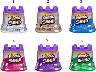 Kinetic Sand_Μονό Κάστρο  6059170 6 Σχέδια - Kinetic Sand