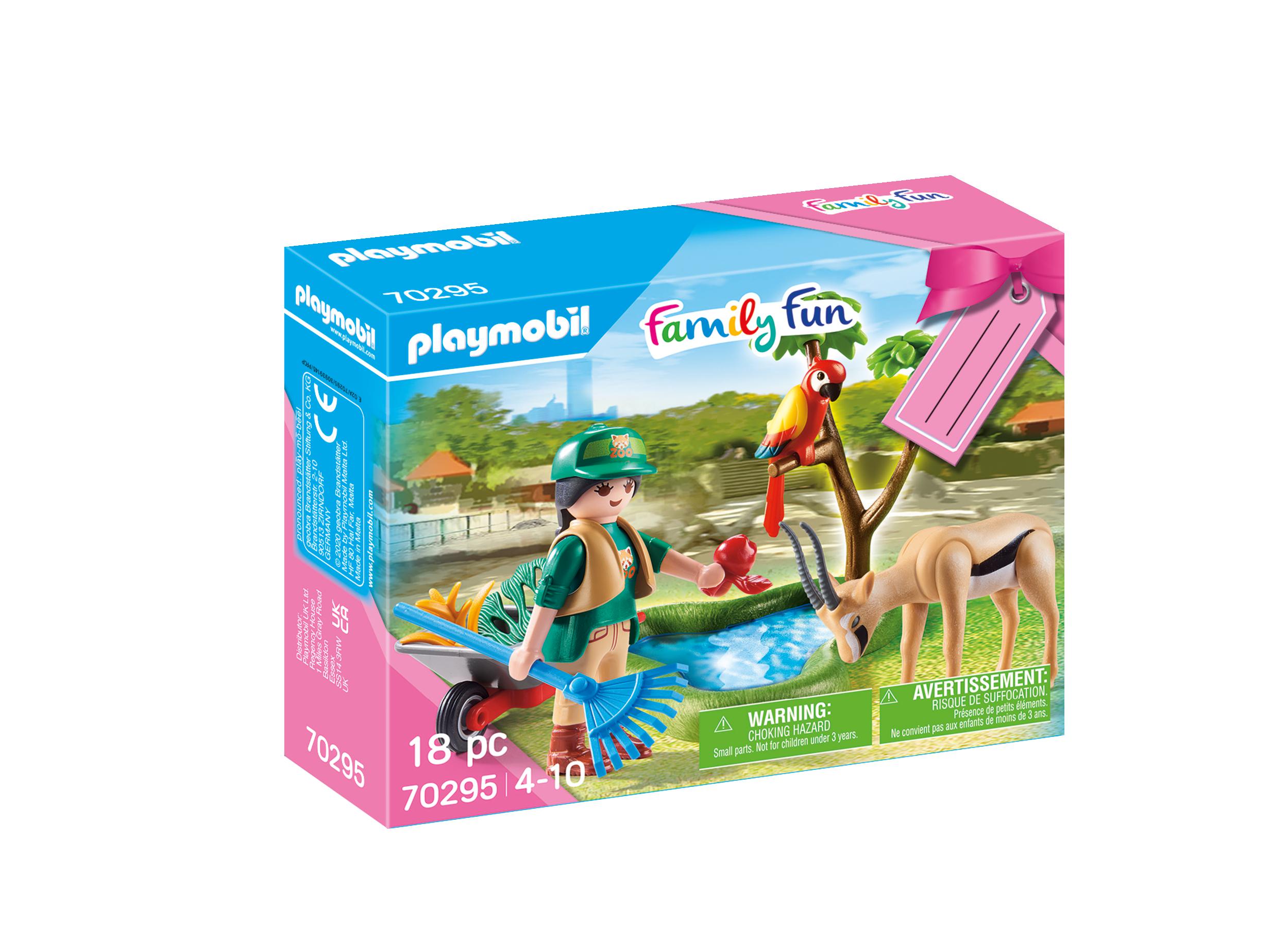 Playmobil Family Fun Gift Set "Φροντιστής Ζωολογικού Κήπου με ζωάκια" 70295 - Playmobil, Playmobil Family Fun