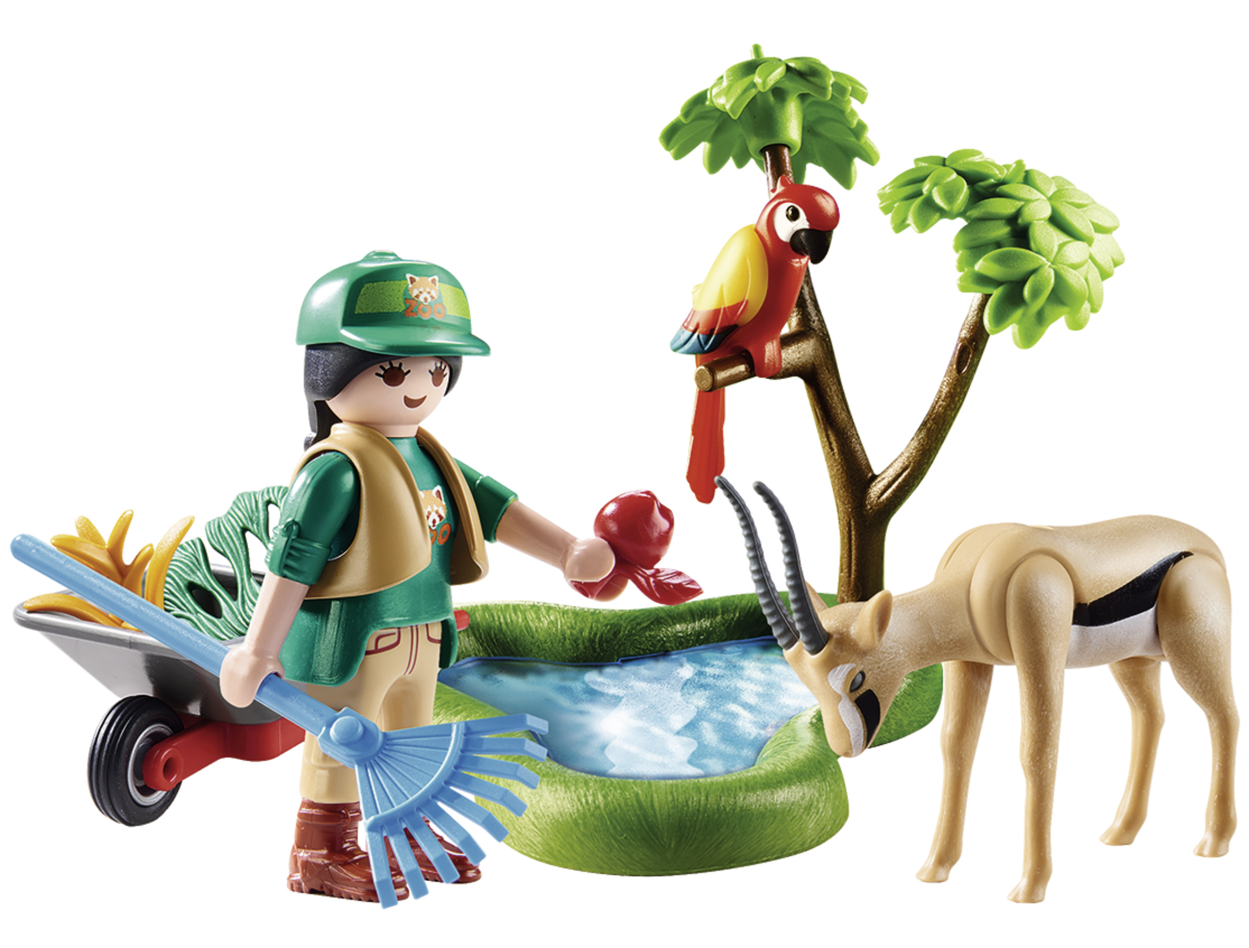 Playmobil Family Fun Gift Set "Φροντιστής Ζωολογικού Κήπου με ζωάκια" 70295 - Playmobil, Playmobil Family Fun