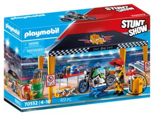 Playmobil Stunt Show Σκηνή-Συνεργείο επισκευών 70552 - Playmobil, Playmobil Stunt Show