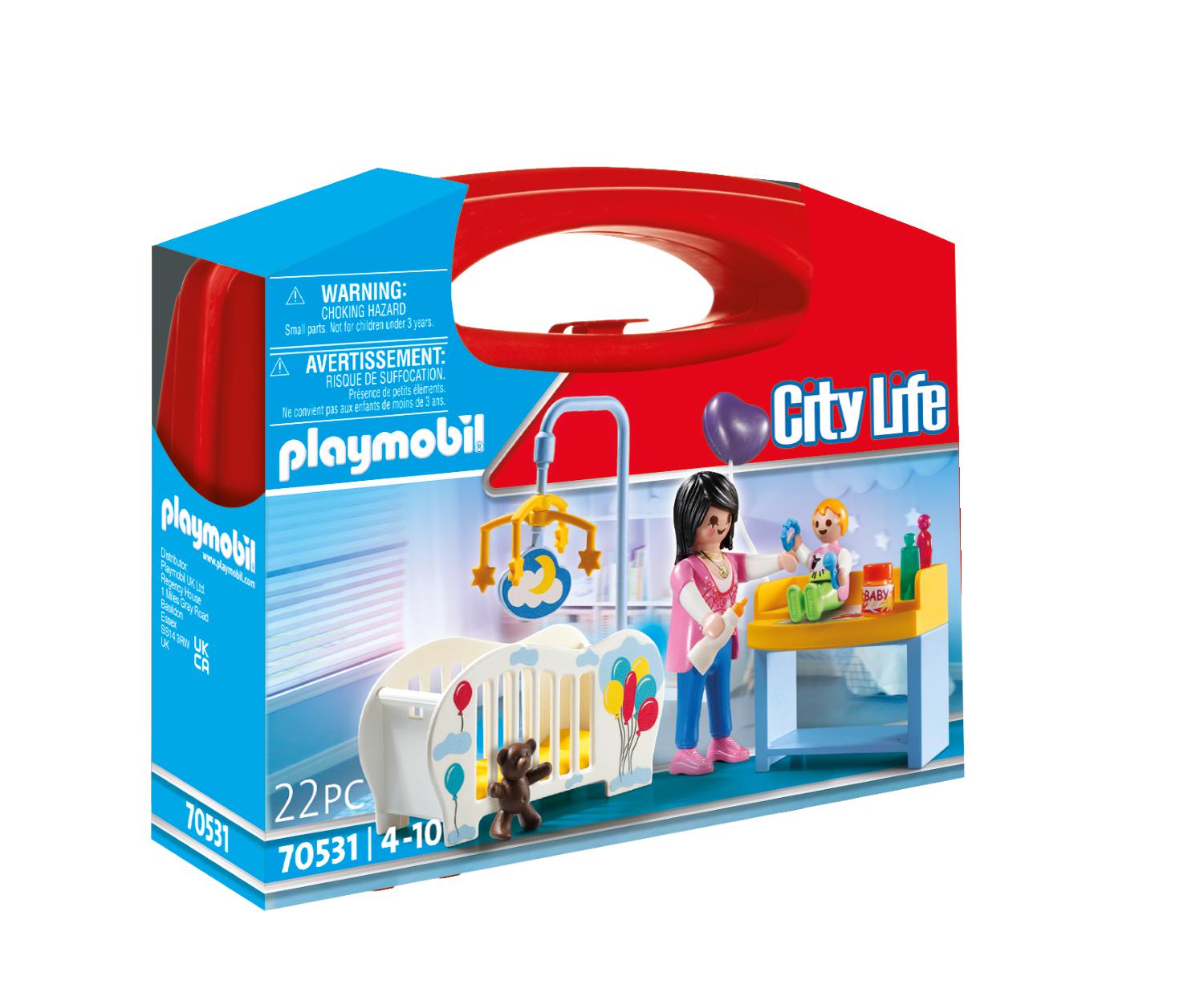 Playmobil City Life  Βαλιτσάκι Βρεφικό δωμάτιο 70531 - Playmobil, Playmobil City Life