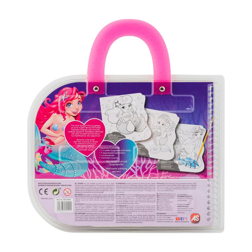 Art Greco Σετ Ζωγραφικής art book fantasy dreams & mermaids (assrt) 1023-69001 - Art Greco