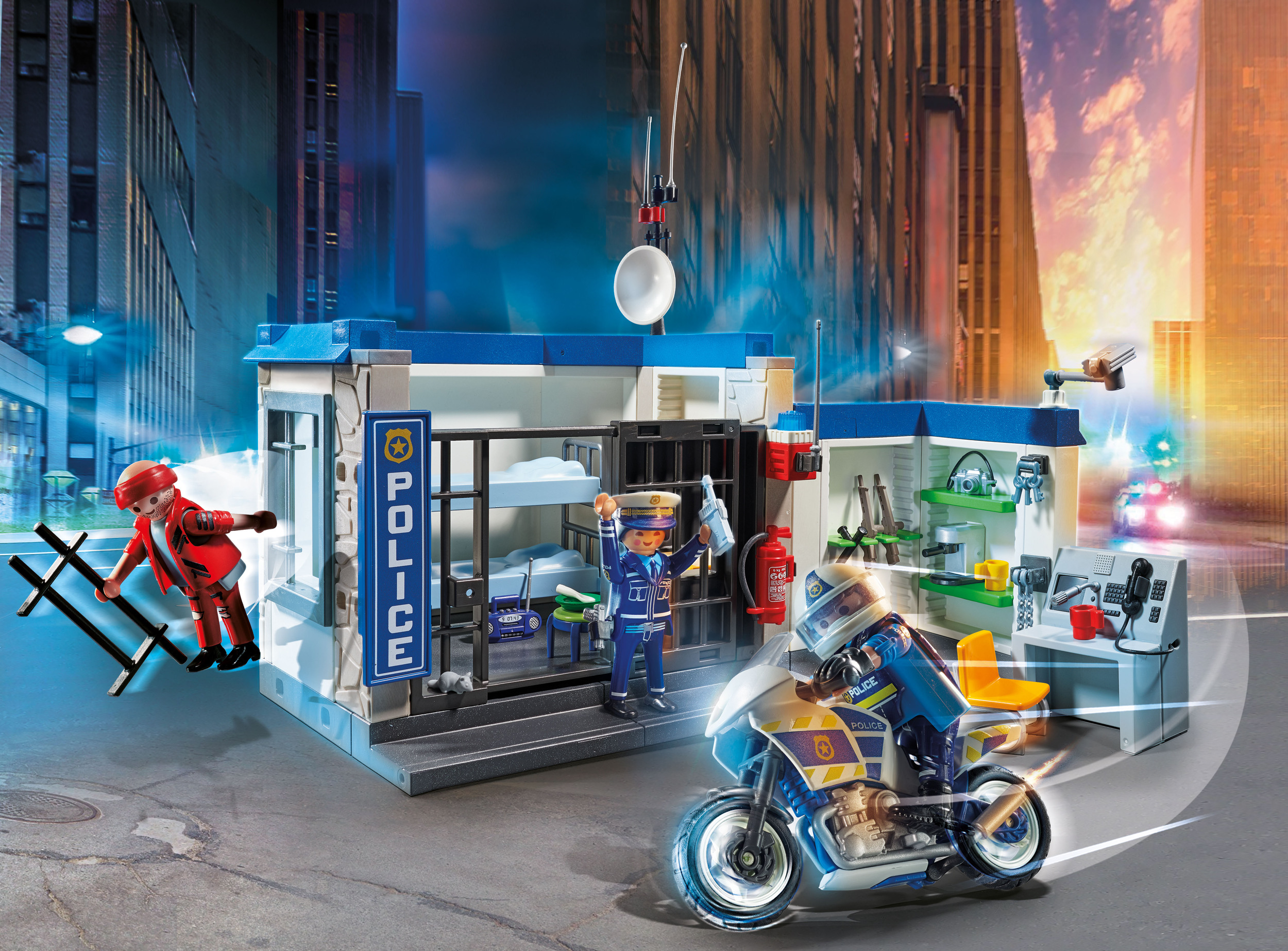 Playmobil City Action Αστυνομικό Τμήμα 70568 - Playmobil, Playmobil City Action