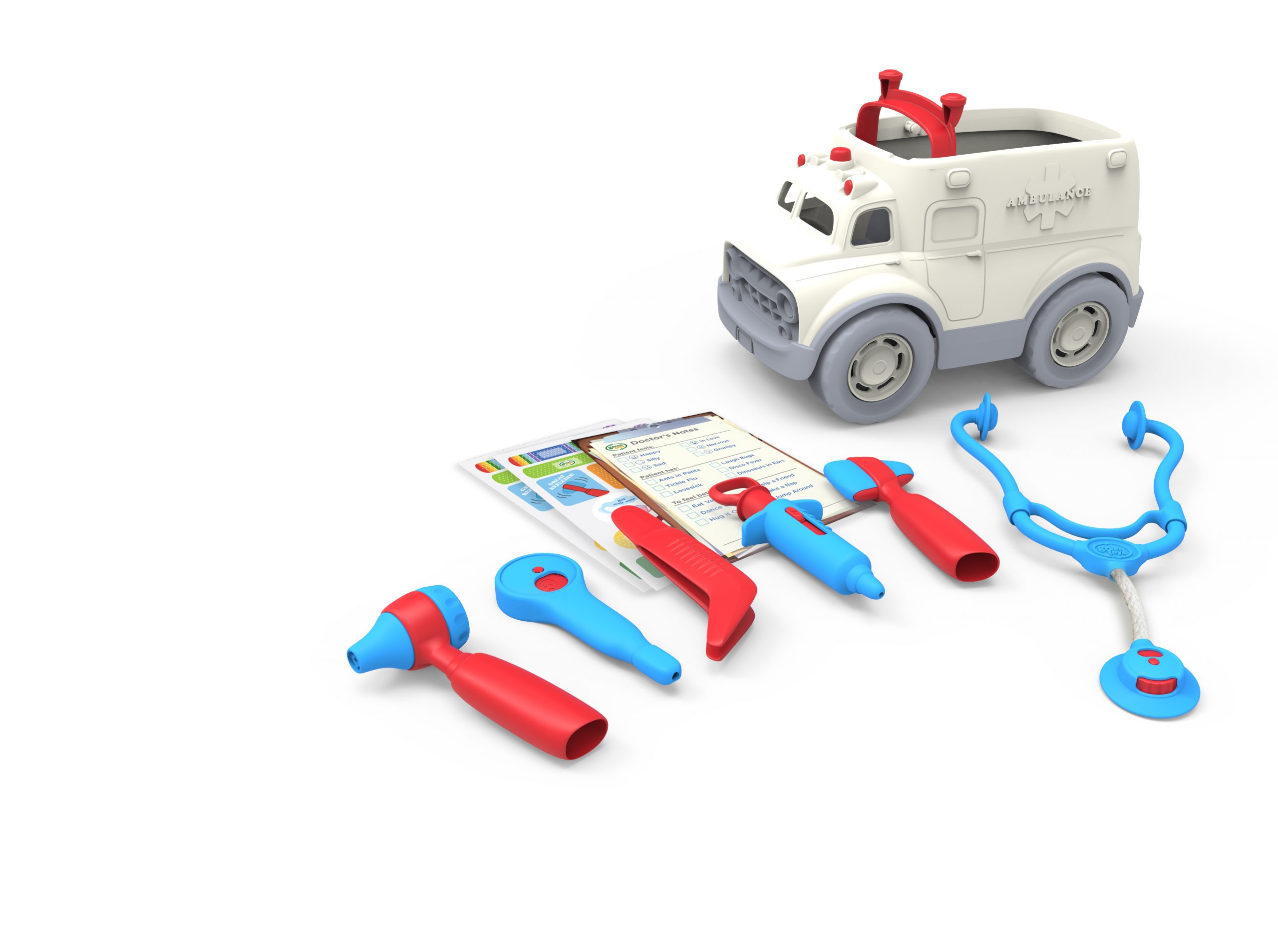 Green Toys: Ασθενοφόρο και Σετ Γιατρού AMDK-1313 - Green Toys