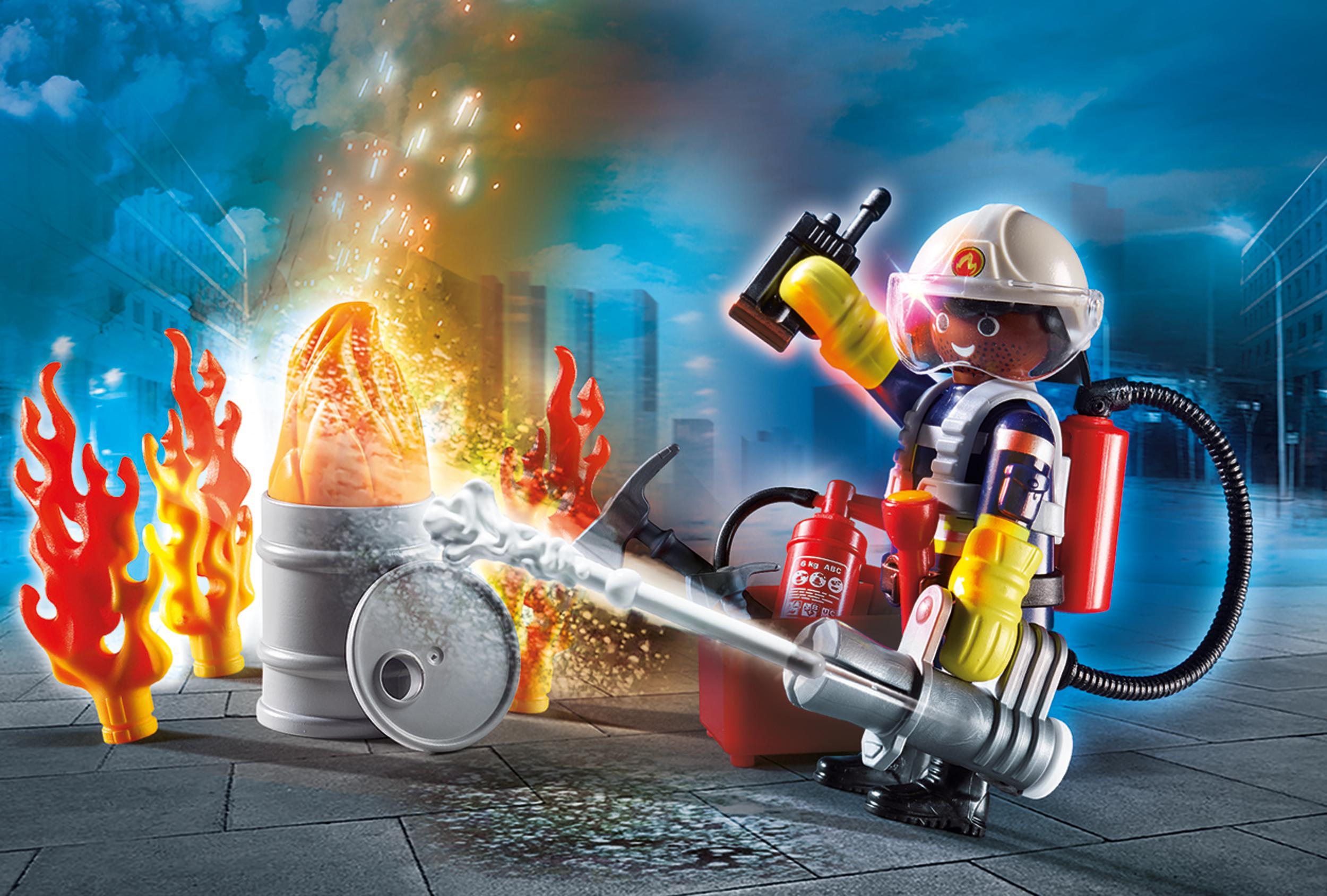 Playmobil City Action Gift Set "Πυροσβέστης με αντλία νερού" 70291 - Playmobil, Playmobil City Action
