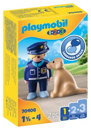 Playmobil City Action Αστυνομικός με εκπαιδευμένο σκύλο 70408 - Playmobil, Playmobil City Action