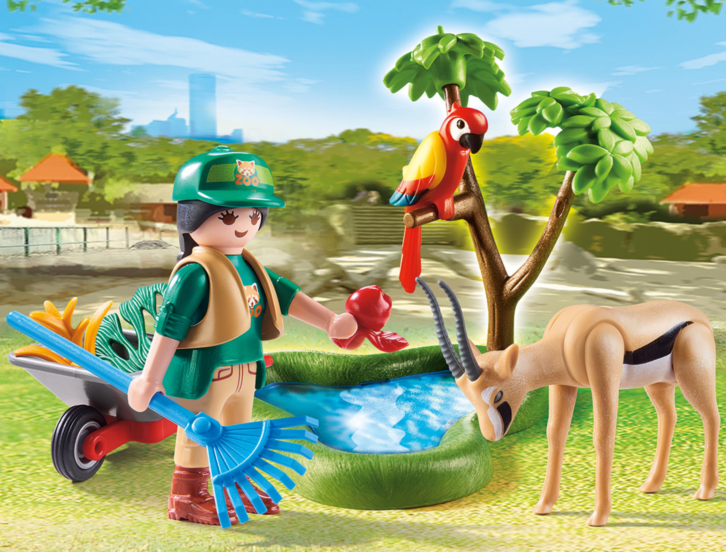 Playmobil Family Fun Gift Set "Φροντιστής Ζωολογικού Κήπου με ζωάκια" 70295 - Playmobil, Playmobil Family Fun