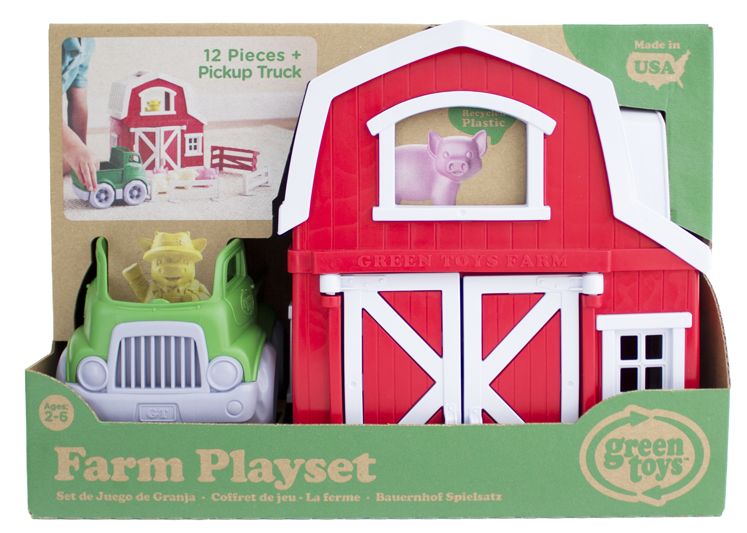 Green Toys: Φάρμα Playset PFRM-1158 - Green Toys